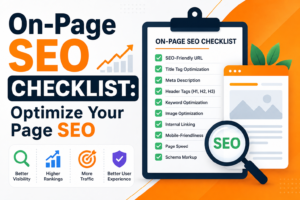 on-page SEO checklist 2026